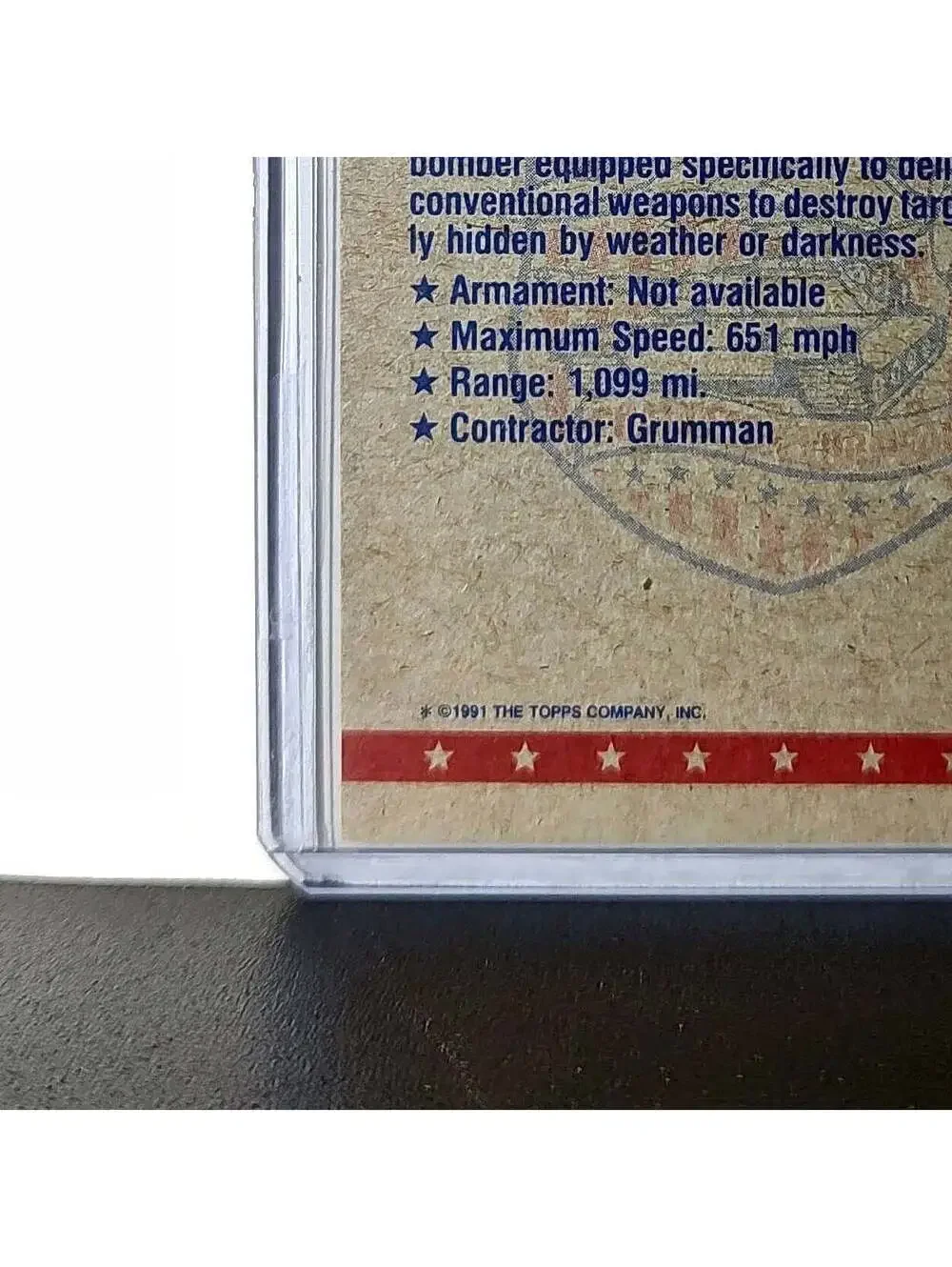 EA-6B Prowler 1991 Topps Desert Storm #35 Card